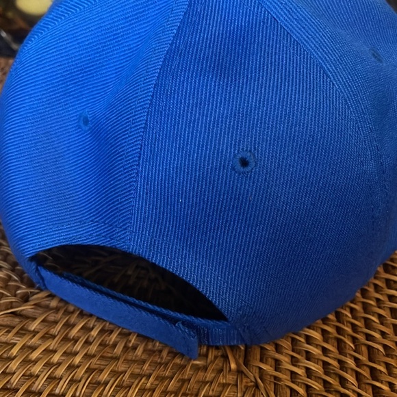 Plain Blue Baseball Cap/Hat, Adjustable - Picture 2 of 2